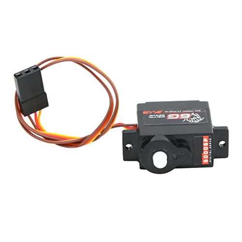Drfeify Kompaktes 6G -Kunststoff -Zahnrad Servo für 1/24 RC Auto Antikorrosion, Hohe Effizienz Schwarzes Ideal für Flugzeugmodelle Drfeify Kompaktes 6G -Kunststoff -Zahnrad Servo für 1/24 RC Auto Antikorrosion, Hohe Effizienz Schwarzes Ideal für Flugzeugmodelle von Drfeify