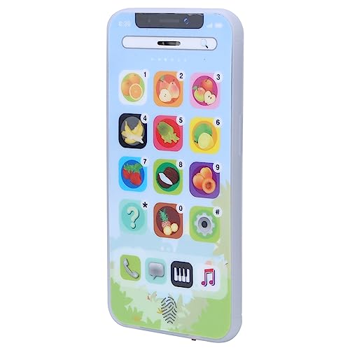 Drfeify Kunststoff-telefonspielegug, Simulieres Kindelefonspielzug, Pädagogische Lernmaschine für Mit Leichter Musik für 18 Monat (Blau (Blue) von Drfeify