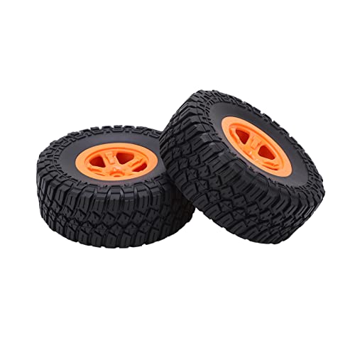 Drfeify Kurzer Kurs RC Truck Reifen, Kurze Truck Modellautoreifen Stabile, Verschleißfeste Offroad- für 1/10 RC Auto Modellauto Zubehör Automodell Spielzugugau von Drfeify