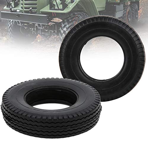 Drfeify Langlebige Weiche Gummi -RC -Autorreifen Hohe Simulationsdesign, Geeignet für 1/14 RC Tractor Truck, 4 Set von 4 Drfeify Langlebige Weiche Gummi -RC -Autorreifen Hohe Simulationsdesign, Geeignet für 1/14 RC Tractor Truck, 4 Set von 4 von Drfeify