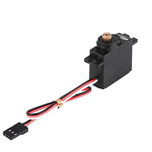 Drfeify Mini Servo, digitales Mini Metall Getriebekern 17g Analog Servo 4.8-6V für RC Starrflügelflugzeug Drfeify Mini Servo, digitales Mini Metall Getriebekern 17g Analog Servo 4.8-6V für RC Starrflügelflugzeug von Drfeify
