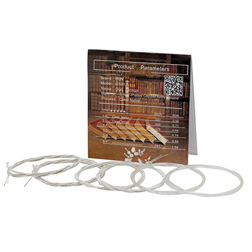 Drfeify Oud Saiten Set, Nylon- und versilberte Kupferlegierungen Pickup für Oud-Zubehörteile(11 Saiten) Musical Instrument Accessories von Drfeify
