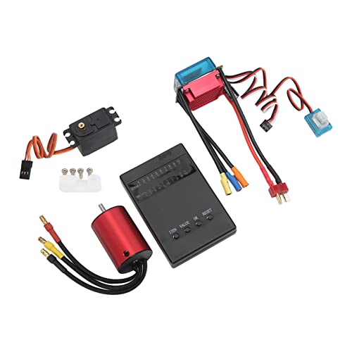 Drfeify Pinseler Motor und S35A ESC -Programmierkarten -Kit, Langlebiger Wasserdichtes/staubdichtes Design für RC Auto Enthusiasten Drfeify Pinseler Motor und S35A ESC -Programmierkarten -Kit, Langlebiger Wasserdichtes/staubdichtes Design für RC Auto Enthusiasten von Drfeify