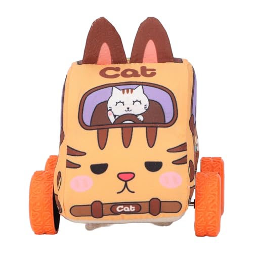 Drfeify Premium-Baumwollstoff- Kinderspielzeug Zurückziehen, Süßes Cartoon Weich (Katze) von Drfeify