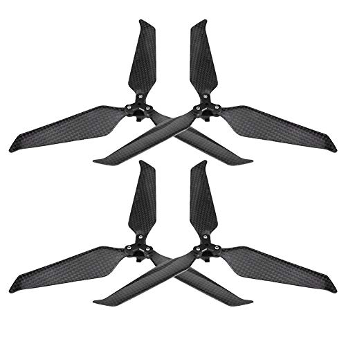 Drfeify Propellerblätter für , Kohlefaser Schnellspanner 8743 3-Blatt-Propeller mit Geräuschunterdrückung Wind Instrument für 2 Pro/Zoom von Drfeify