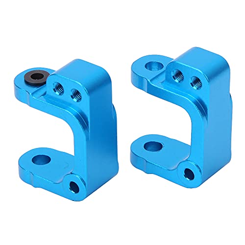 Drfeify RC Accessoire Aluminiumlegierung Hub Knöchelarm-Upgrades für 1-10 ECX, Hochfestigkeit Hub Knöchelarm Präzision für RC-Automodell Silber (Blau ECX334001B) von Drfeify