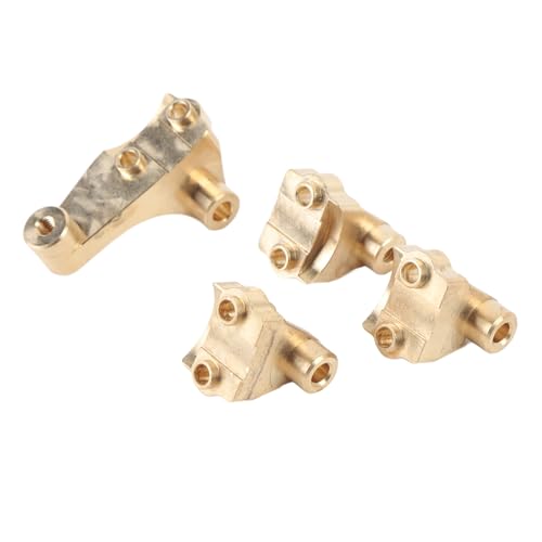 Drfeify RC-Achsenstange Lower Stoßhalterung, Upgrade Messing Vorne und Hinterachse Unterkochhalterung für 82056-4 RC Crawler Car von Drfeify