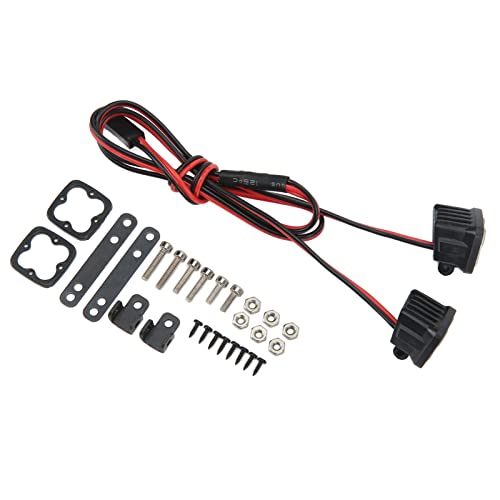 Drfeify RC Beute LED für Axial SCX10 90046 1/10 RC Carry Car Lighting Night Night Lighting mit 2 Lampen- und Support -Konten Spiel für Enthusiasten für Schwarze Plastikrennen Drfeify RC Beute LED für Axial SCX10 90046 1/10 RC Carry Car Lighting Night Night Lighting mit 2 Lampen- und Support -Konten Spiel für Enthusiasten für Schwarze Plastikrennen von Drfeify