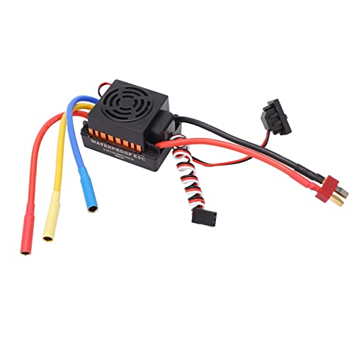 Drfeify RC Bürstenloser ESC 60A Starker Stromwiderstand ESC für 1/10 1/12/16 RC -Autos, Bestehend aus Kunststoff- und Aluminiumlegierung, Schwarze Farbe Drfeify RC Bürstenloser ESC 60A Starker Stromwiderstand ESC für 1/10 1/12/16 RC -Autos, Bestehend aus Kunststoff- und Aluminiumlegierung, Schwarze Farbe von Drfeify