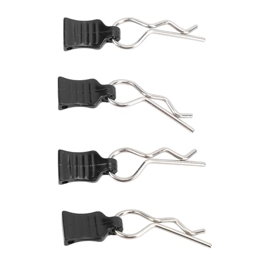 Drfeify RC Car Body Clip Pin, Kunststoff Metall RC Car Shell Clip R Pin RC Car Body Clip Pin füR 124008 124010 124006 144016 144018 von Drfeify