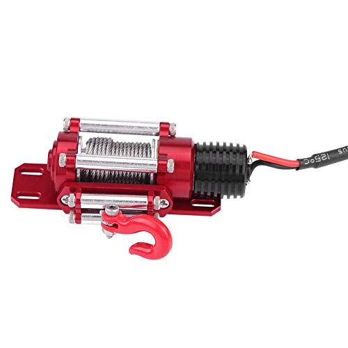 Drfeify RC Car Winch, 1/10 RC Modellfahrzeug Crawler Autozubehör Metallwinde mit Fernbedienung Playing Accessories Musical Instrument Accessories Drfeify RC Car Winch, 1/10 RC Modellfahrzeug Crawler Autozubehör Metallwinde mit Fernbedienung Playing Accessories Musical Instrument Accessories von Drfeify