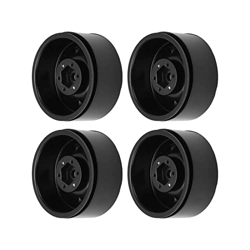 Drfeify RC-Felgen über Eisen-Eisenwiderstand für HPI-4-PCs-Metallradwürfel für Größere Stabilität (Black) von Drfeify