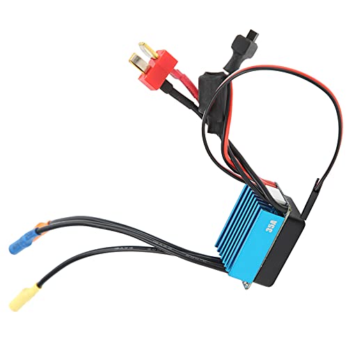 Drfeify RC Wasserdichtes 35A -sensorloser Bürstenloser ESC -Geschwindigkeitscontroller für 1/10 1/14 /16/18 RC Auto, Ausgezeichnete Startleistung, wasserdichte ESC für Auto Enthusiasten, Plastik + Drfeify RC Wasserdichtes 35A -sensorloser Bürstenloser ESC -Geschwindigkeitscontroller für 1/10 1/14 /16/18 RC Auto, Ausgezeichnete Startleistung, wasserdichte ESC für Auto Enthusiasten, Plastik + von Drfeify