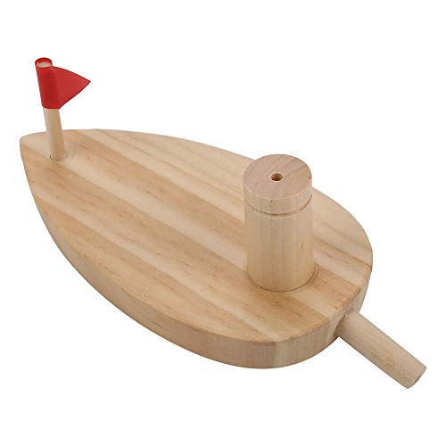 Drfeify Science Boat Wasserspielgug, Ballon Angetriebenes Holzboot Cartoon Kindereser Spieler Badesspielgug Outdoor Spielug für Drfeify Science Boat Wasserspielgug, Ballon Angetriebenes Holzboot Cartoon Kindereser Spieler Badesspielgug Outdoor Spielug für von Drfeify
