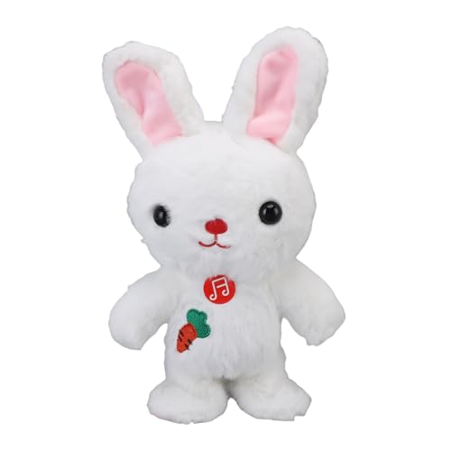Drfeify Sprechender Bunny Toy, Interactancing Dancing Bunny Toy, Plush -Schlafenszeit -Begleiter mit Soundeffekten, Motorspiel für Sensorisches Spiel, Tanzen und Gesangsinteraktion Drfeify Sprechender Bunny Toy, Interactancing Dancing Bunny Toy, Plush -Schlafenszeit -Begleiter mit Soundeffekten, Motorspiel für Sensorisches Spiel, Tanzen und Gesangsinteraktion von Drfeify