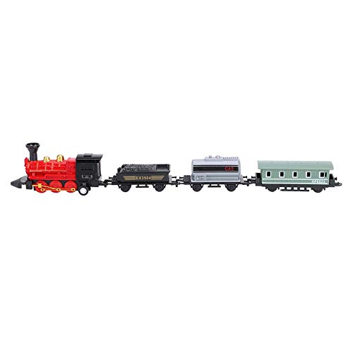 Drfeify Zuug-Kinderspielegug, 11, 2 X 2, 7 X 22 cm, Vier Verschidene Formen, Klassischen Zug-Rückziehspielgeus Legierertem Kunstoff (ROT (Rot) von Drfeify