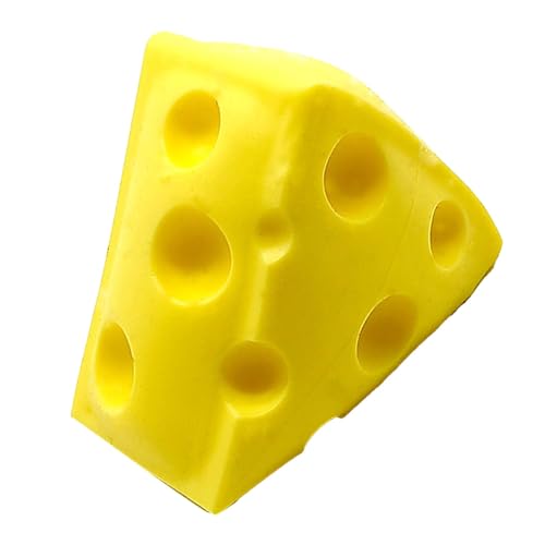 Käse-Squeeze-Spielzeug Zum Stressabbau, Künstliche Käse-Lebensmittelmodelle, Dekompressionsspielzeug für Büro, Reisen, Zuhause von Drfeify