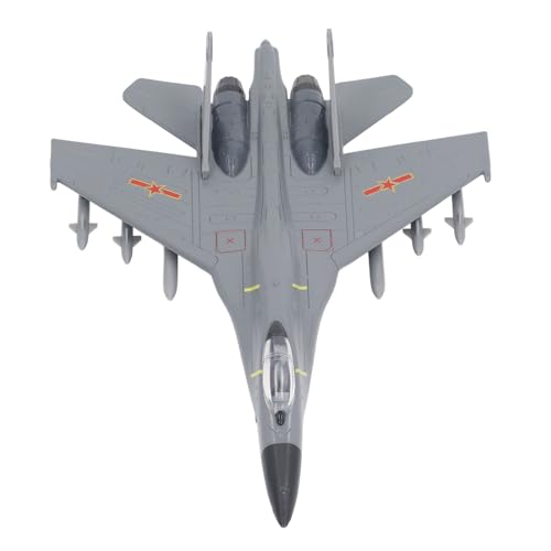 Kampfflugzeugmodell, Exquisites Flugzeugmodell aus Druckguss, Lebensechtes Flugzeugspielzeug mit Ständer für die Dekorationssammlung von Drfeify