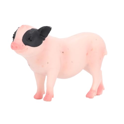 Modell Schwein, Bauernhoftier, Haltungsfigur, PVC, langlebig, pädagogisches Spielzeug, Heimdekoration, Modell, Geschenke für Kinder (stehendes Schwein) von Drfeify