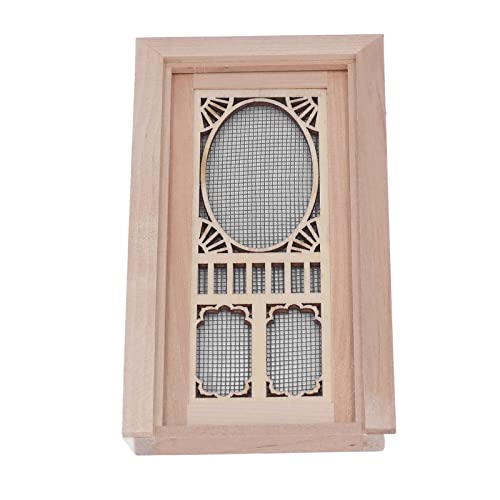 Moskitonetz für Puppenhaus, Modell mit Mini-Birken-Finish, 1:12, mit Abtropffläche für die Küche zum Basteln Moskitonetz für Puppenhaus, Modell mit Mini-Birken-Finish, 1:12, mit Abtropffläche für die Küche zum Basteln von Drfeify