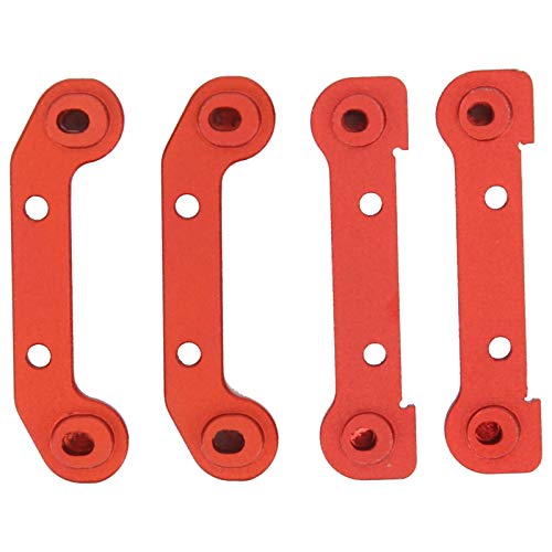 RC Car Swing Arm Set, langlebiger, aus Aluminiumlegierung verstärkter Fester Swing Arm Fixed Set Power Tool Accessories für Wltoys 144001 1/14 RC Car Upgrade Zubehör(rot) von Drfeify