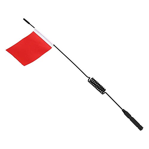 RC Dekoration Flagge, Modell Antenne L29cm Simulation Signalleitung Flag Zubeh?r Car Model Parts für RC Climbing Car(rot) Model Toy von Drfeify