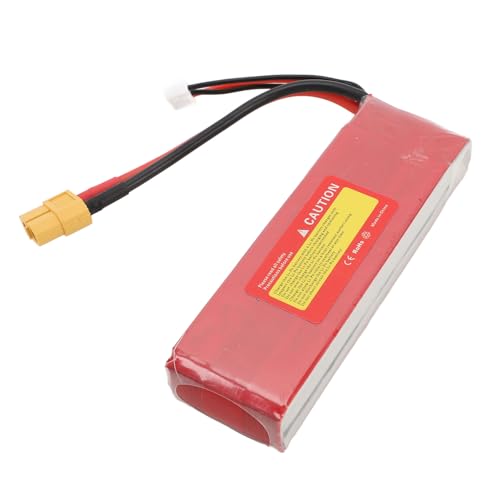 RC Spielzeugbatterie, 7,4 V 2200 MAh RC Autobatterie RC Drohne Ersatzbatterie für RC Boot Flugzeug Drohne von Drfeify