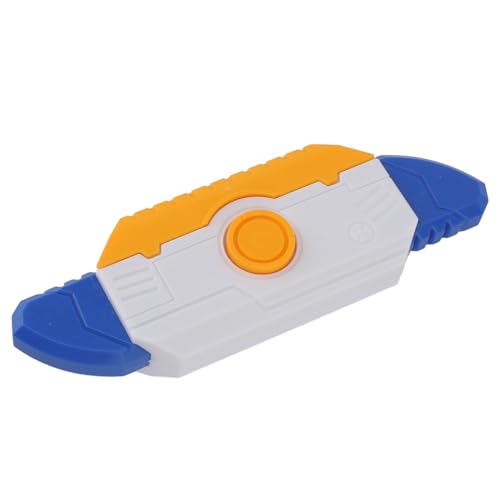 Schwerkraftmesser-Spielzeug, Einziehbare 3D-Schwerkraftmesser mit Zwei Köpfen und LED-Licht für Reisen und Zuhause (Weiß/Orange) von Drfeify