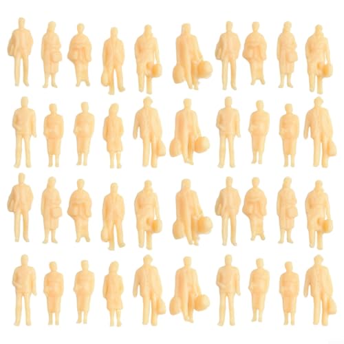 Drhomeam Set mit 60 unlackierten Modellfiguren für H0 Eisenbahnen Verbessern Sie Ihr Diorama-Erlebnis Drhomeam Set mit 60 unlackierten Modellfiguren für H0 Eisenbahnen Verbessern Sie Ihr Diorama-Erlebnis von Drhomeam