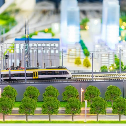 Modellbäume für HO-Zugzubehör, Zug-Eisenbahn-Layout, Diorama-Landschaft, Landschaftsarchitektur, künstliche Bäume für Bastelarbeiten, Baumodell, Landschaftslandschaft, 9 cm, 10 Stück Modellbäume für HO-Zugzubehör, Zug-Eisenbahn-Layout, Diorama-Landschaft, Landschaftsarchitektur, künstliche Bäume für Bastelarbeiten, Baumodell, Landschaftslandschaft, 9 cm, 10 Stück von Drhomeam
