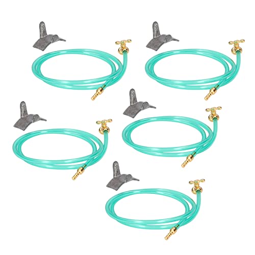 DriKou 5 PCS Watering Hose Garden Watering Hose,Suitable for Home Garden Courtyard Lawn Landscape Courtyard Plant Flower Water Supply Pipe von DriKou