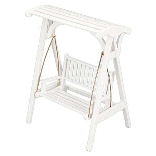 DriKou Dollhouse Swing Chair, 1:12 Scale Modern Style Doll House Miniature Garden Furniture for Birthday, Anniversary DriKou Dollhouse Swing Chair, 1:12 Scale Modern Style Doll House Miniature Garden Furniture for Birthday, Anniversary von DriKou