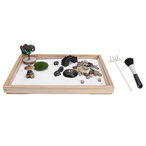 DriKou Kit de jardín de, Mini meditación japonesa Zen, accesorio de decoración de mesa, jardín de para de cumpleaños, oficina, escritorio, relajación para EL hogar y la oficina DriKou Kit de jardín de, Mini meditación japonesa Zen, accesorio de decoración de mesa, jardín de para de cumpleaños, oficina, escritorio, relajación para EL hogar y la oficina von DriKou