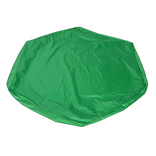 Drikou Sandbox Cover, Sechsecksandkasten -Sandspielzeugabdeckung Poolabdeckung mit Kennzeichen für Garten im Freien (Green) von DriKou