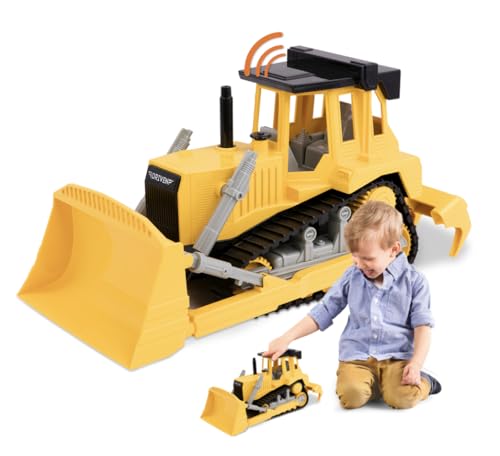 Driven Großer Bulldozer 38 cm mit Schaufellader – Mit Tönen, Geräuschen Baustelle LKW Spielzeug für Kinder Spielzeug ab 3 Jahren Driven Großer Bulldozer 38 cm mit Schaufellader – Mit Tönen, Geräuschen Baustelle LKW Spielzeug für Kinder Spielzeug ab 3 Jahren von Driven by Battat