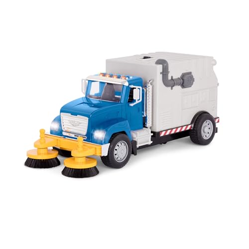 Driven Großes Müllauto und Straßenkehrmaschine 53 cm – Lichter, Geräusche und Funktionen – LKW Spielzeug Müllabfuhr für Kinder ab 3 Jahren, Kinder Driven Großes Müllauto und Straßenkehrmaschine 53 cm – Lichter, Geräusche und Funktionen – LKW Spielzeug Müllabfuhr für Kinder ab 3 Jahren, Kinder von Driven by Battat