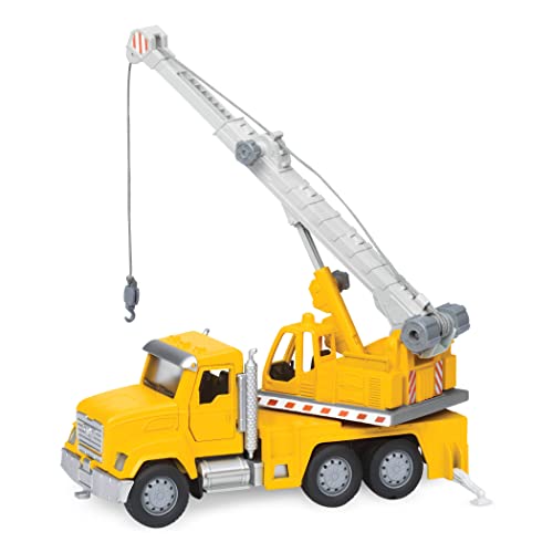 Driven Micro Kran 19 cm mit ausfahrbarem Arm, Lichtern und Tönen – Polizei Spielzeugauto mit Geräuschen, Funktionen – Spielzeug Auto ab 3 Jahren, Gelb Driven Micro Kran 19 cm mit ausfahrbarem Arm, Lichtern und Tönen – Polizei Spielzeugauto mit Geräuschen, Funktionen – Spielzeug Auto ab 3 Jahren, Gelb von Driven by Battat