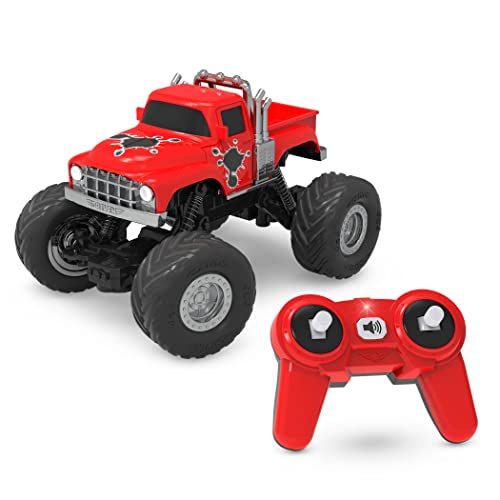 Driven by Battat – R/C Monster Truck – Red Toy Car with Remote Control – Lights and Sounds – Kids 3 Years + – R/C Monster Truck - Blaze Driven by Battat – R/C Monster Truck – Red Toy Car with Remote Control – Lights and Sounds – Kids 3 Years + – R/C Monster Truck - Blaze von Driven by Battat