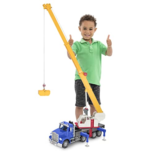 Driven by Battat WH1217Z Jumbo-Kran, ausziehbar, Licht und Sound — Lastwagen und Bauspielzeug für Kinder ab 3 Jahren, mehrfarbig Driven by Battat WH1217Z Jumbo-Kran, ausziehbar, Licht und Sound — Lastwagen und Bauspielzeug für Kinder ab 3 Jahren, mehrfarbig von Driven by Battat