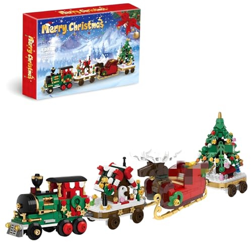 DrmBeyd 4 in 1 Weihnachts Zug Bausteine Set, Überraschungs Weihnachts Countdown Spielzeug Set, Adventskalender 2026 Dekor Bausteine, Weihnachts Geschenk für Erwachsene und Kinder, 806+ Teile DrmBeyd 4 in 1 Weihnachts Zug Bausteine Set, Überraschungs Weihnachts Countdown Spielzeug Set, Adventskalender 2026 Dekor Bausteine, Weihnachts Geschenk für Erwachsene und Kinder, 806+ Teile von DrmBeyd