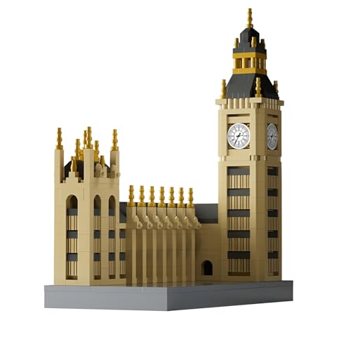 DrmBeyd Big Ben Bausteine Set, Weltberühmte Wahrzeichen Architektur Mikro Bausteine, 1017 Teile Mini Mikro Architektur Bausatz, Geschenk für Erwachsene und Kunstbegeisterten DrmBeyd Big Ben Bausteine Set, Weltberühmte Wahrzeichen Architektur Mikro Bausteine, 1017 Teile Mini Mikro Architektur Bausatz, Geschenk für Erwachsene und Kunstbegeisterten von DrmBeyd