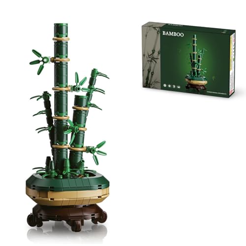 DrmBeyd Bonsai Klemmbausteine Blumenstrauß Bausatz (Bambus) von DrmBeyd