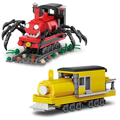 DrmBeyd Charles Chooo Chooo Bausteine Set, 2er Horrorspiel Spider Zug, Monster Charles Zug Bausatz Modellspielzeug, Geschenk für Kinder, Erwachsene und Gaming Fans, 598+ Teile DrmBeyd Charles Chooo Chooo Bausteine Set, 2er Horrorspiel Spider Zug, Monster Charles Zug Bausatz Modellspielzeug, Geschenk für Kinder, Erwachsene und Gaming Fans, 598+ Teile von DrmBeyd