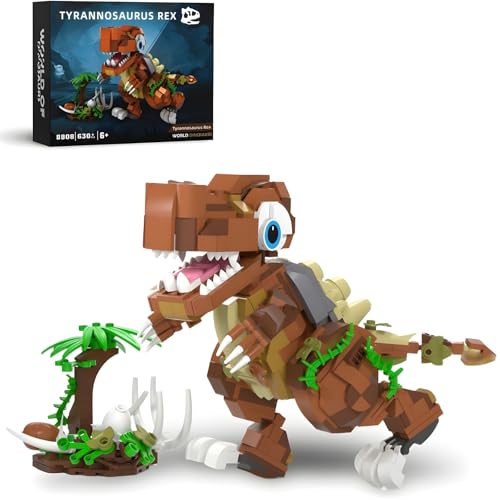 DrmBeyd Creator Dinosaurier Bausteine Set, Tyrannosaurus Klemmbausteine Kit Spielzeug, Dinosaurierpark World Dinosaurier Bausteine, Geschenk für Erwachsene und Kinder, 630+ Teile DrmBeyd Creator Dinosaurier Bausteine Set, Tyrannosaurus Klemmbausteine Kit Spielzeug, Dinosaurierpark World Dinosaurier Bausteine, Geschenk für Erwachsene und Kinder, 630+ Teile von DrmBeyd