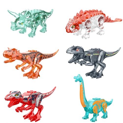 DrmBeyd Jura MOC Dinosaurier Reittiere Bausteine für Minifiguren, Inklusive 6 Jura Dinosaurier, Kompatibel mit Major Brand, Geschenk für Filmfans DrmBeyd Jura MOC Dinosaurier Reittiere Bausteine für Minifiguren, Inklusive 6 Jura Dinosaurier, Kompatibel mit Major Brand, Geschenk für Filmfans von DrmBeyd