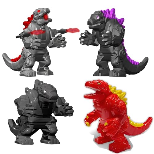 DrmBeyd MOC Monster Minifiguren Bausteine Bausatz, 4 Film Monster Modell Kompatibel mit L*** Minifiguren, Geschenk für Erwachsene und Kinder von DrmBeyd