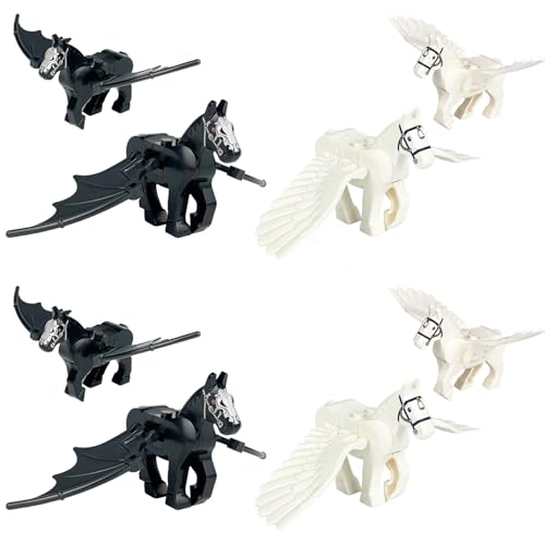 DrmBeyd Magie MOC Potter Horse Bausteine Bausatz, 8er Mittelalterliches Pegasus Harry Pferd Modell für Minifiguren, Kompatibel mit L*** Minifiguren, Geschenk für Filmfans DrmBeyd Magie MOC Potter Horse Bausteine Bausatz, 8er Mittelalterliches Pegasus Harry Pferd Modell für Minifiguren, Kompatibel mit L*** Minifiguren, Geschenk für Filmfans von DrmBeyd