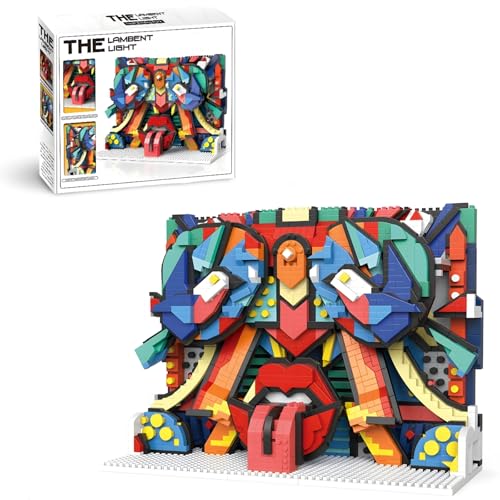 DrmBeyd Micro Pop Art Foto Bausteine Bausatz für Erwachsene, Mikro Baustein Ideen 3D Malerei Set, Tischdisplay Heim Dekor Mini Bausteine, Geschenk für Erwachsene und Jugendliche, 3188 Teile DrmBeyd Micro Pop Art Foto Bausteine Bausatz für Erwachsene, Mikro Baustein Ideen 3D Malerei Set, Tischdisplay Heim Dekor Mini Bausteine, Geschenk für Erwachsene und Jugendliche, 3188 Teile von DrmBeyd