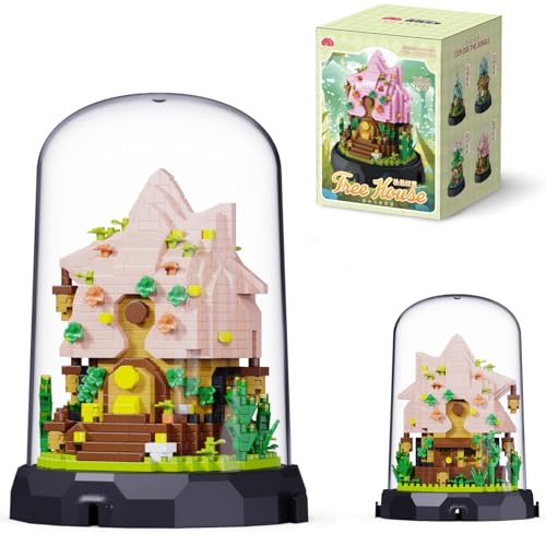 DrmBeyd Pflanzen Bonsai Bausteine Set mit Schutzhülle, Mini Micro Tannenzapfen Baumhaus Bausteine, 775 Teile Baumhaus Mikro Baustein Botanisch Sammlungs, Geschenk für Erwachsene und Kinder DrmBeyd Pflanzen Bonsai Bausteine Set mit Schutzhülle, Mini Micro Tannenzapfen Baumhaus Bausteine, 775 Teile Baumhaus Mikro Baustein Botanisch Sammlungs, Geschenk für Erwachsene und Kinder von DrmBeyd