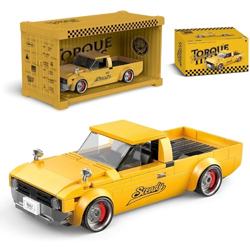 DrmBeyd Pickup Truck Bausteine Bausatz mit Behälter Displaybox – 324 Teile Amerikanisch Pickup Truck Modellauto Bausteine Set, Sammler Geschenk für Erwachsene und Kinder, Kompatibel mit L*** DrmBeyd Pickup Truck Bausteine Bausatz mit Behälter Displaybox – 324 Teile Amerikanisch Pickup Truck Modellauto Bausteine Set, Sammler Geschenk für Erwachsene und Kinder, Kompatibel mit L*** von DrmBeyd